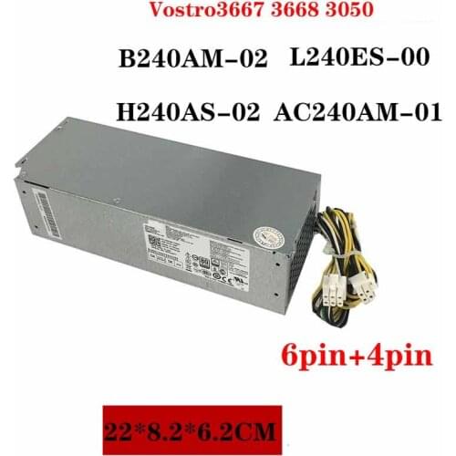 New PSU For Dell V3268 3660 3668 3050 7050 6Pin 240W Power Supply H240ES-02 HU240AS-02 H240EM-00 L240AM-00 H240AM-02 H240AM-03
