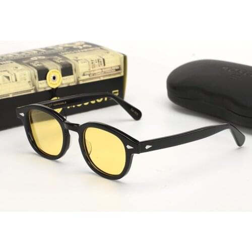 Night-Vision Glasses Protective Gears Sunglasses Johnny Depp Glasses Polarized lens Night Vision Drivers Goggles Anti Glare