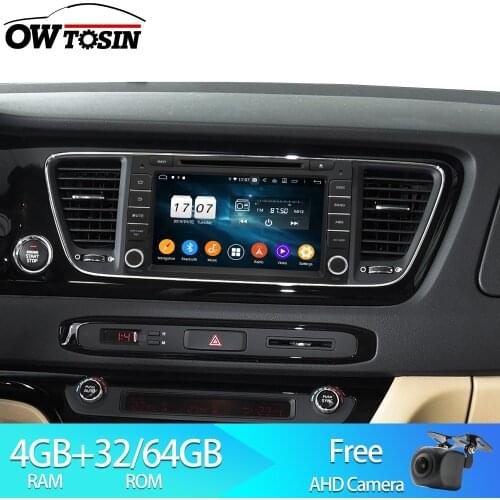 Owtosin 2 Din Android 9.0 Car DVD For Kia Carnival/Grand Carnival 2014 2015 2016 2017 2018 Car GPS Navigation Radio Multimedia