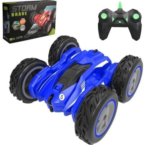 Remote Control Car 4WD Stunt Car 2.4 GHz Remote Control Car Toy Double-sided Flip Amphibious Remote Control Drift Car