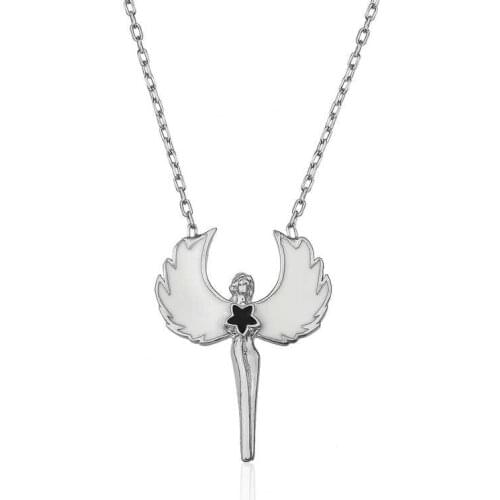 Silver Water Fairy Necklace