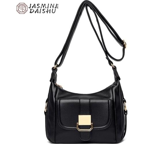 Fashion High Quality PU Leather Retro Shoulder Bags Womens 2021 New Casual Handbags Luxury Designer Brand Simple Messenger Bags