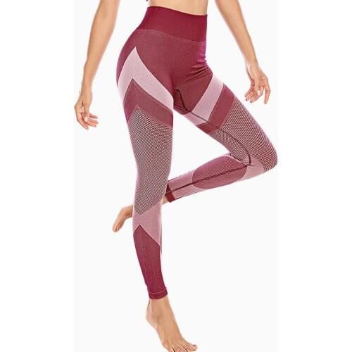Women High Waist Running Tights Yoga Pants Trousers Workout Fitness Sports Gym Hiking Exercise Clothing Leggings For Female CK79