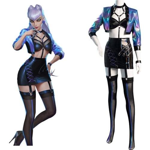 Agony‘s Embrace Evelynn Cosplay Costumes Women Skirt Outfits Halloween Carnival Suit