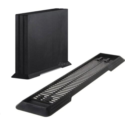 Black Anti-Slip Vertical Stand Dock Mount Cradle Holder For Sony Play Station 4 PS4 Pro Console Game Accessories