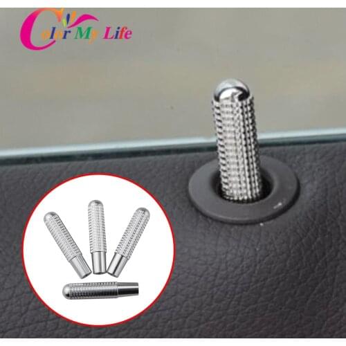 Color My Life Car Door Bolt Lock Pin Auto Door Bolt for Mercedes Benz C W205 GLC GLE E W213 CLA GLA A Class Modified Accessories