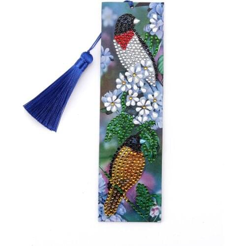 DIY Special Shaped Diamond Painting Bookmarks diamond Embroidery Cross Stitch Tassel Bookmarks Books Gift Diamond Mosaic