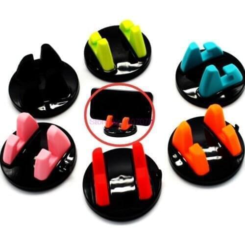 By DHL or Fedex 500pcs Universal Car Phone Holder Stand 360 Degree Rotation Dashboard Mount Decoration Silicone For GPS Holder