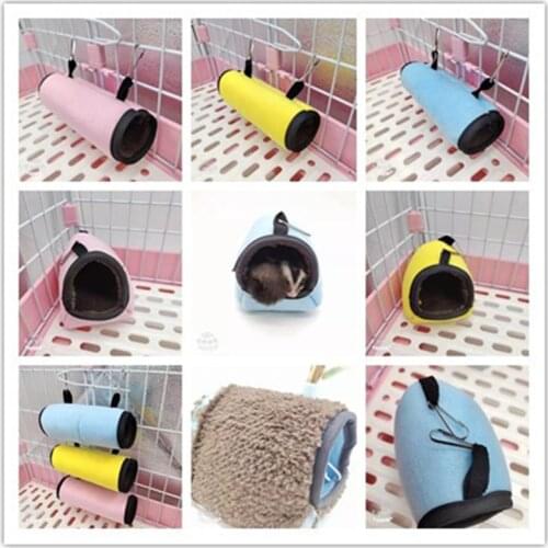 Hamster Cotton Nest Hamster Supplies Hedgehog Nest Hanging Bed Sleeping Nest Winter Warm Cotton Nest small animal cage