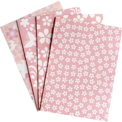 10pcs per pack Pink cherry blossom envelope paper cute Floral flower handmade fold DIY write letter 17.5cm*12.5cm