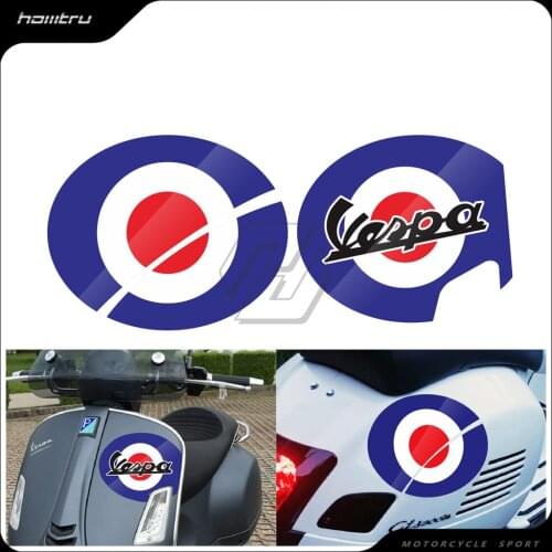 Motorcycle Number 6 Decal Case for Piaggio Vespa Series II Sei Giorni GTV 300 Super