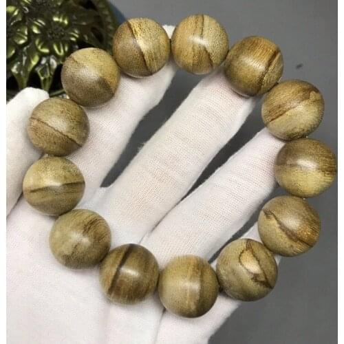 Oiliness West Malay Eaglewood Beads Tibetan Buddhism Amulet Bracelet