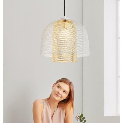 Nordic Ins Style Pendant Lights Birdcage Hanging Lights For Living Room Decoration Dining Room Bar Chandeliers Room Decor Lamps