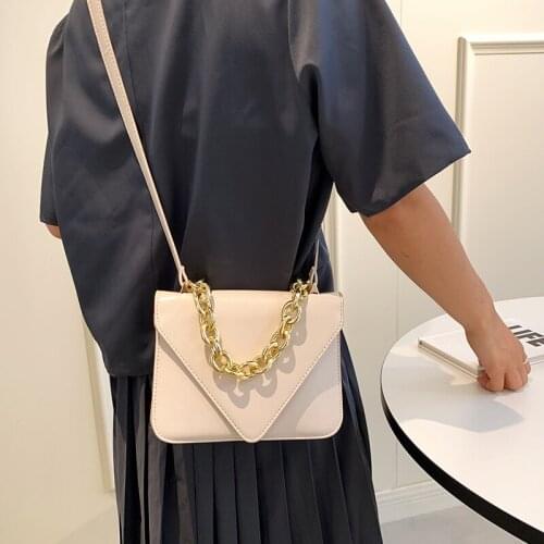 Simple small bag female 2021 summer new trendy fashion chain portable small square bag wild single shoulder messenger female bag