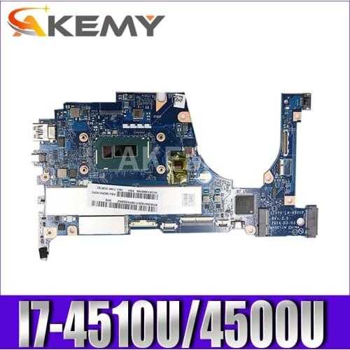 For Lenovo YOGA 2 13 Laptop Motherboard LA-A921P with i7-4510U/4500U 1.70GHz CPU 8GB RAM original mothebroard
