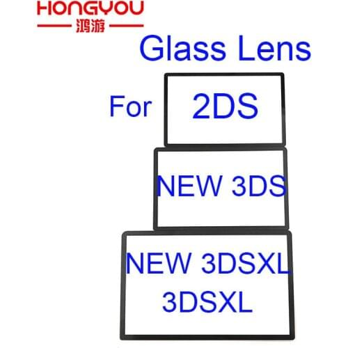 Replacement Top Screen Frame Lens Cover LCD Screen Protector Compatible For Nintendo New 3DS XL LL 2DS New 3DS Glass lens