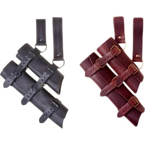 Medieval Retro Leather Sword Frog High-quality Artificial Leather Light Weight Adjustable Protective Case For Most Men And Women