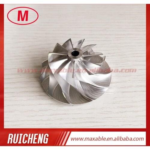 T25 445436-0011 42.56/60.13mm 11+0 blades turbo milling/aluminum 2618/billet compressor wheel for 454154-0001 Coupe