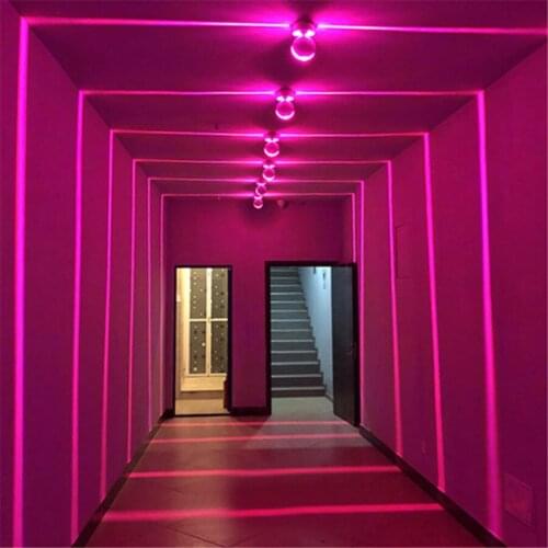 Waterproof LED Window Sill Light RGB Remote Corridor Wall Light 360 Degree Door Frame Line Wall Lamps for Hotel Aisle Bar Decor