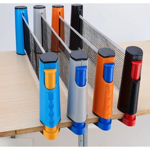 Retractable Table Tennis Net Portable Ping Pong Net 175cm Scalable Suit for any Table