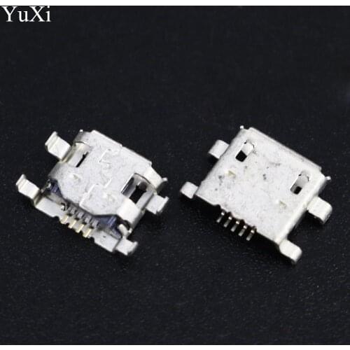 YuXi 20pcs/LOT Mini Micro USB jack charging port socket connector for Huawei C8813 C8813Q C8813D Y300 U9508 G510 G520 tail plug