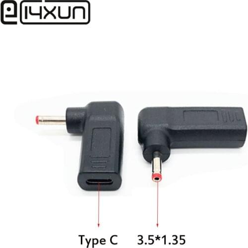 1pcs Dc USB Type C USB C Female to 3.5*1.35 3.5x1.35mm Male Plug Converter Power Jack Connector Adapter