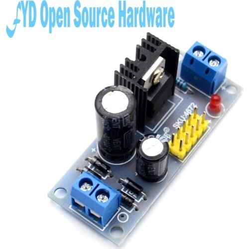 1pcs LM7805 7.5V-35V to 5V Step Down Converter 1.2A Regulator Power Supply Module