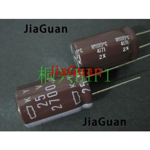 20pcs NEW CHEMI-CON NIPPON KY 25V2700UF 16x25MM electrolytic Capacitor 2700UF 25V NCC 25v 2700uf