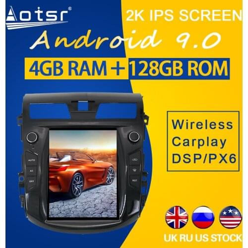 128GB ROM For Nissan Teana Altima 2013 2014 2015-2017 Android 9.0 Tesla Style PX6 Carplay Car GPS Navigation Multimedia Player
