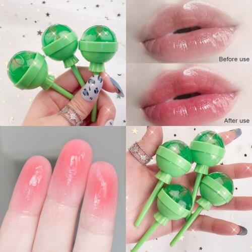 Aloe Vera Temperature Change Lip Gloss Lasting Moisturizing Waterproof And Color Changing Cute Lip Glaze Lip Gloss Makeup TSLM1