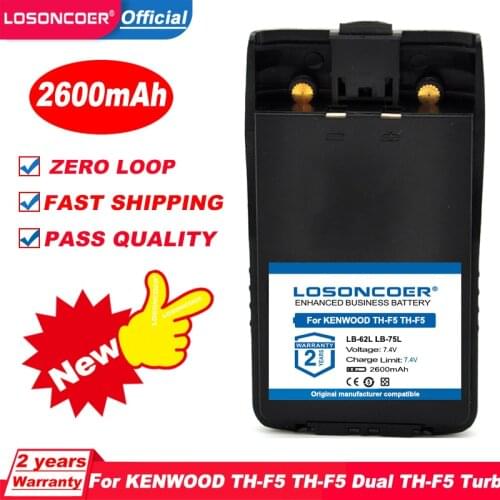BP-62LH 2600mAh Battery For TYT KENWOOD Radio TH-F5 Turbo Linton LT-6200 LT-6100 Plus SMP808 SMP818 WEIERWEI VEV V8 V6 MYT-400