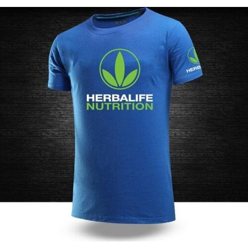 2021 Summer Mens Herbalife Logo Tees Customize T shirt Male Man Cotton Hip Hop College Print Short Sleeves Tops