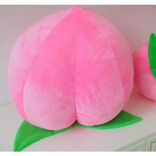 Juicy Peach Plush Toys Baby Fruit Pillow Home Decorate Doll Birthday Gift Kids Chirldren