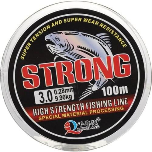 100/200/300/500M Fishing Line Fluorocarbon Coated Monofilament Fishing Leader Line Carp Nylon Fishing Wire Lines