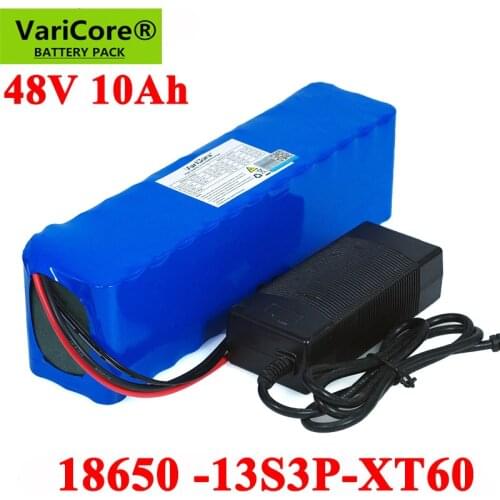 VariCore e-bike battery 48V 10ah 6ah 18650 13S3P li ion battery pack bike conversion kit bafang 1000w and charger XT60 T Plug