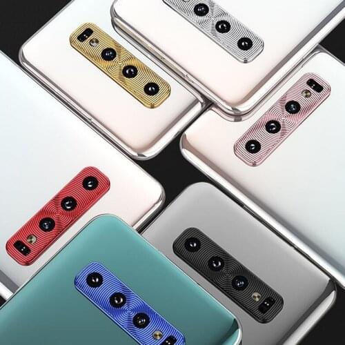 Metal Camera Protector For Coque Samsung Galaxy S10 Plus Camera Lens Protective Cover For Galaxy S10 S10E Camera Protection