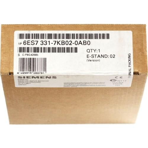 New Original Siemens SIMATIC S7-300 SM 331 Analog Input Module 6ES7331-7KB02-0AB0 6ES7 331-7KB02-0AB0