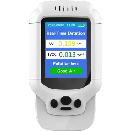 Portable Ozone Meter O3 Range Quick Sensing Tester Multi-gas Monitor TVOC PM2.5 Analyse Sensor for Indoor Air Quality Monitoring