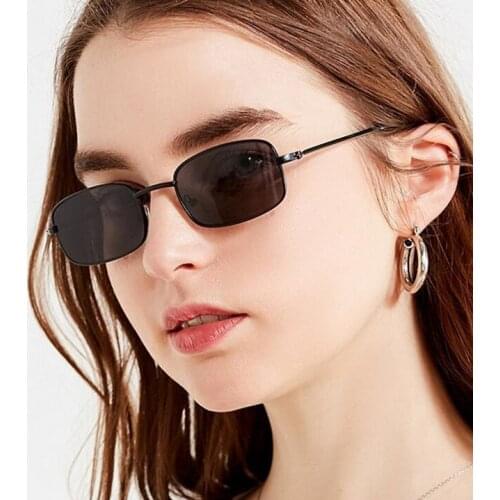 Samjune Samll Square Frame Sunglasses Men Women Brand Glasses Designer Fashion Male Female Shades