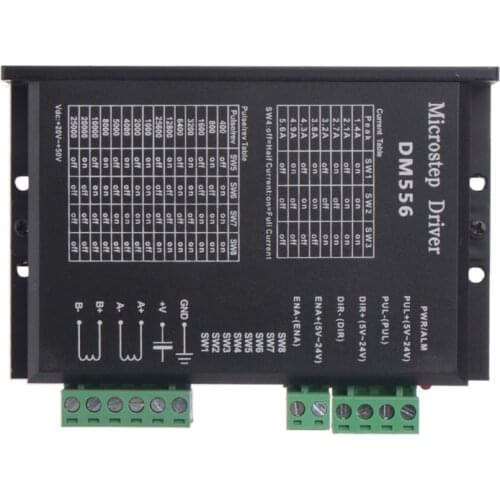 Top Quality DM556 2-phase Digital Stepper Motor Driver 42/57/86 Stepper Motor Driver For CNC JUL10-C
