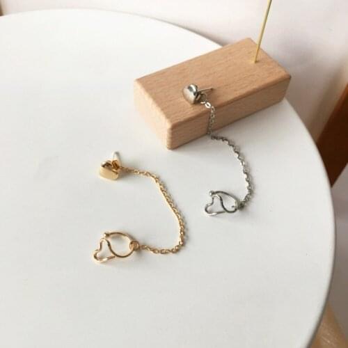 2021 Ear Clip Contracted Fashionable Lovely Women Love Ear Bones Geometric Earrings