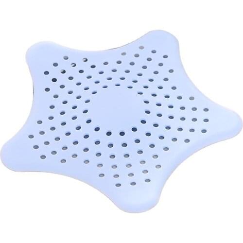 Star Filter Anti-blocking Kitchen Garbage Collector Bathroom Sink Plug Floor Drain Suction Cup Sewer Outlet Filter