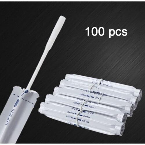 100PCS Wet Alcohol Cotton Swabs Double Head Cleaning Stick for IQOS 2.4 PLUS for IQOS 3.0 LIL/LTN/HEETS/GLO Heater