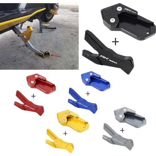 2017-2020 Motorcycle Modified Side Stand Pad Enlarger & Kickstand Side Auxiliary For KYMCO AK550 AK 550