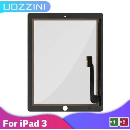 AAA+++ For iPad 3 3rd Gen A1416 A1430 A1403 9.7" LCD Outer Touch Screen Digitizer Front Glass Panel Replacement 100%Tested