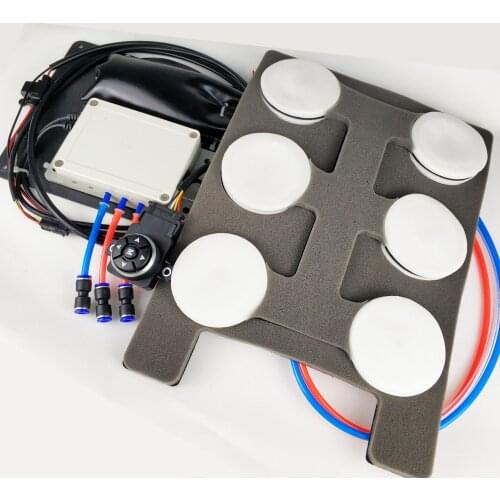 2 function in 1 car seat covers lumbar support with air pneumatic massage 6 airbag bladder comfort support seat cushion pillow