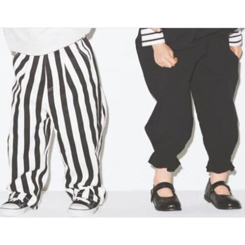 8886 Children Overalls 2021 Autumn Cotton Jacquard Comfortable High Waist Girls One-piece Clothes Lace Adjustable Elastic Pant