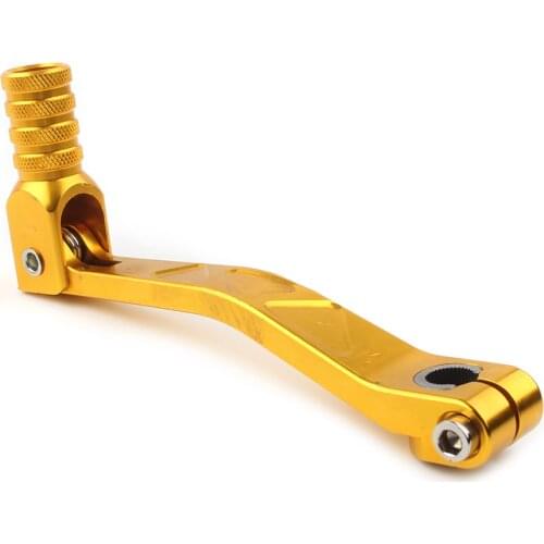 For WRF YZF RMX EXC XR CRF BBR TTR SX-F Supermoto 5.91 inch CNC Aluminum Dirt Bike Motorcycle 10 mm Folding Shifter Shift Lever