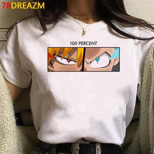 My Hero Academia t shirt tshirt male harajuku aesthetic 2021 harajuku kawaii grunge summer top graphic tees women