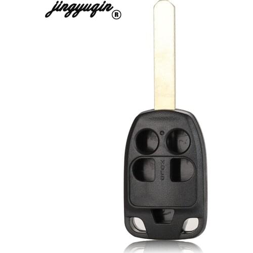 Jingyuqin Replacement Remote Key Shell Fit For HONDA Odyssey Elysion Remote Key Case Fob 5 Buttons
